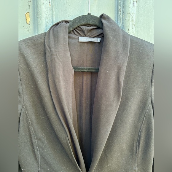 Tiger of Sweden black modern draped scarf blazer, size M - Picture 4 of 14